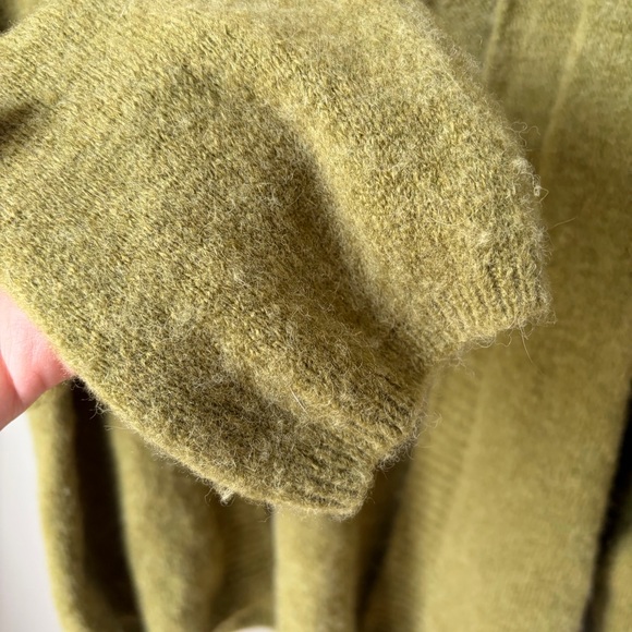 Luck & Cie Womens Alpaca Blend Cardigan Green Size Medium-made In Italy- France - Picture 5 of 9